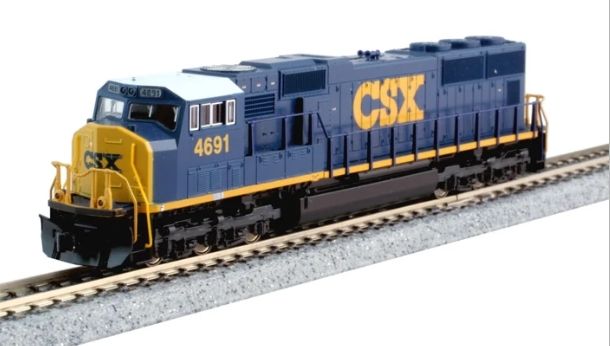 N EMD SD70M CSX Flat Radiator #4695 DC