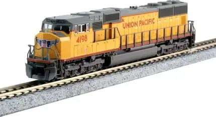 N EMD SD70M Union Pacific Flat Radiator #4198 DC