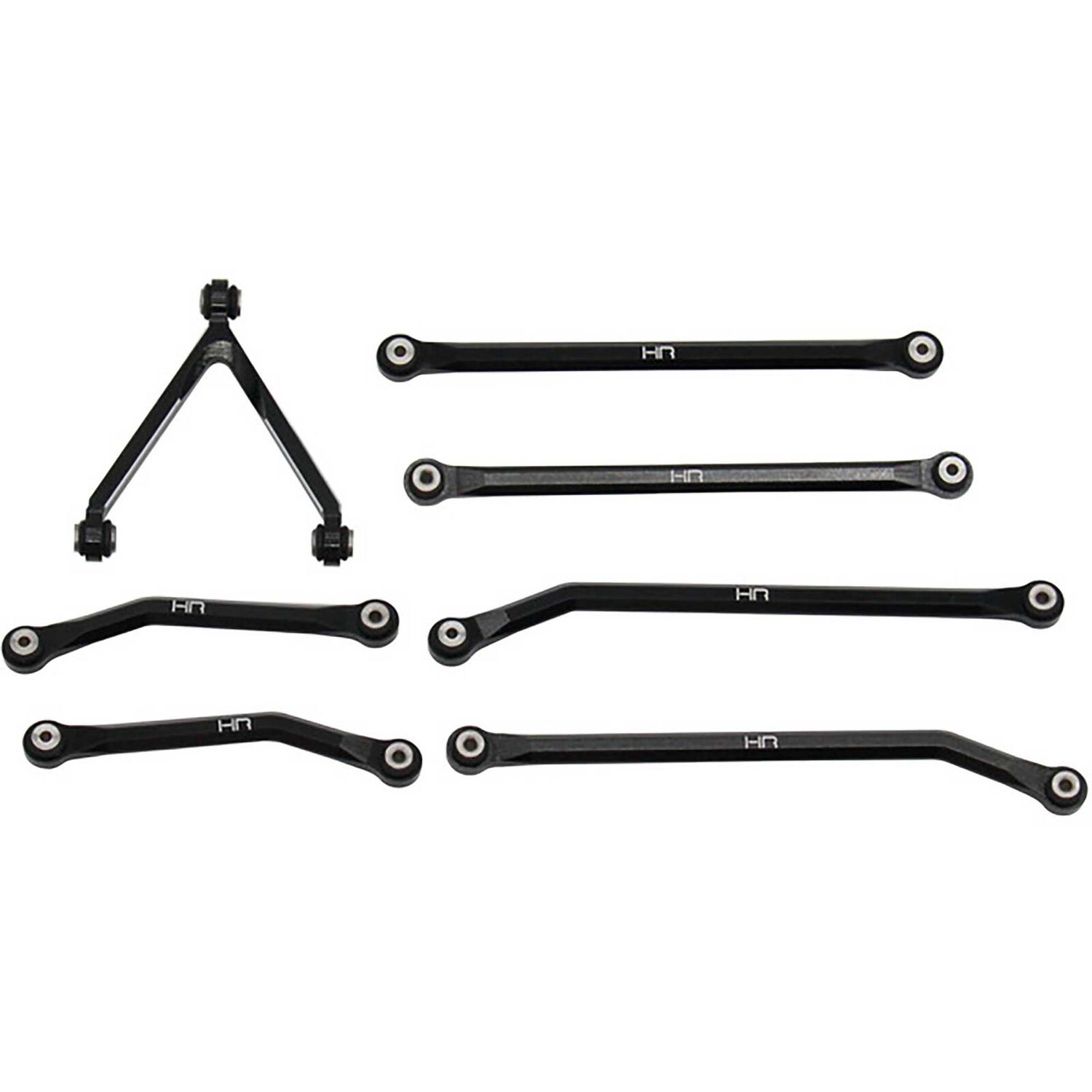 Hot Racing Aluminum High Clearance Links Set for 5.25 (133.5mm) Wheelbase: SCX24 B-17 Betty, Deadbolt