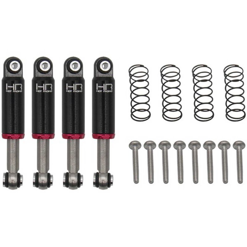 Hot Racing Black Internal Spring Air Shocks, 32mm (4): SCX24