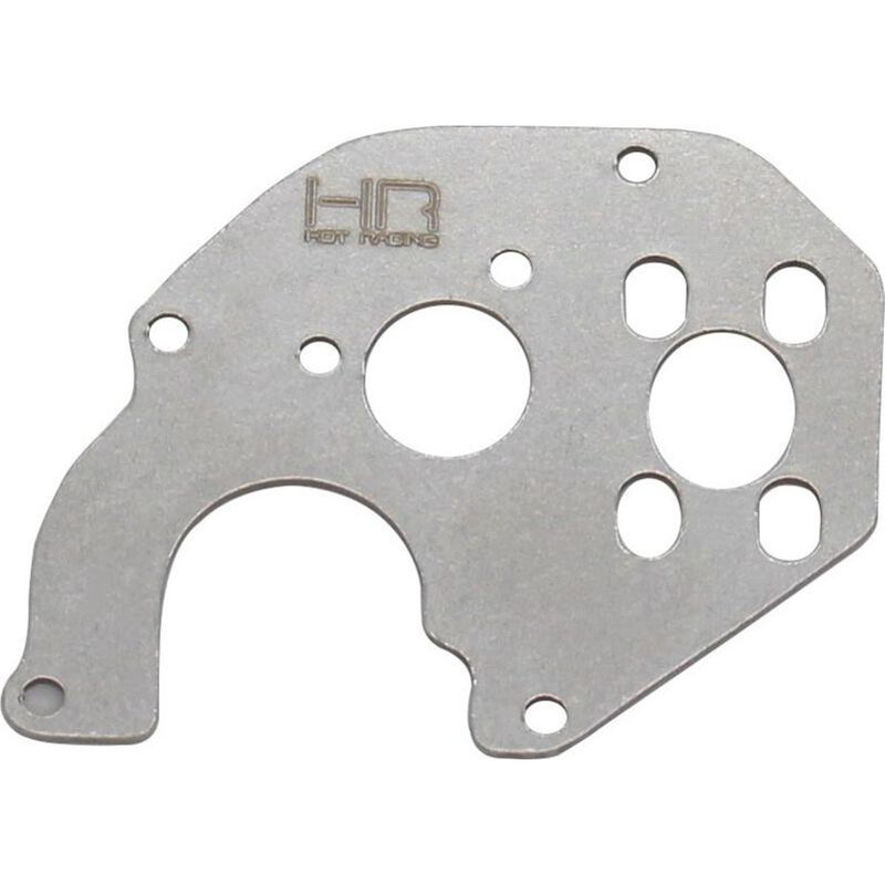 Hot Racing Stainless Steel Modify Motor Plate: SCX24