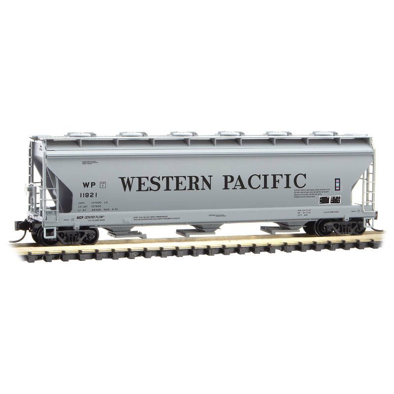 N Western Pacific Covered Hopper #11921