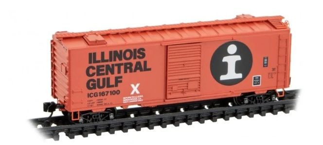 N 40' Boxcar Illinois Central Gulf #167100