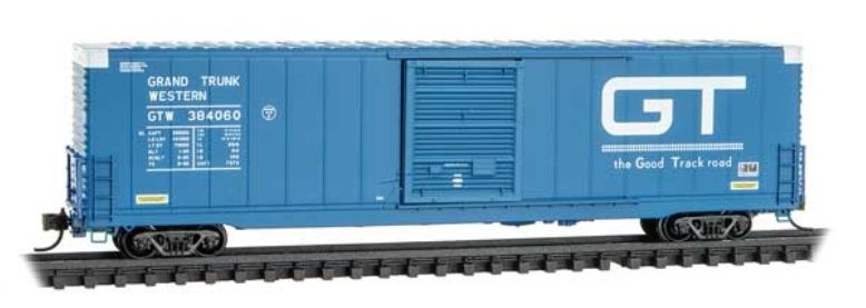 60' Excess Height Boxcar Grand Trunk Western #384060