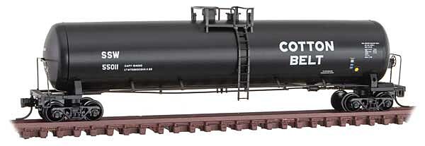56' General Service Tank Car Cotton Belt #55011
