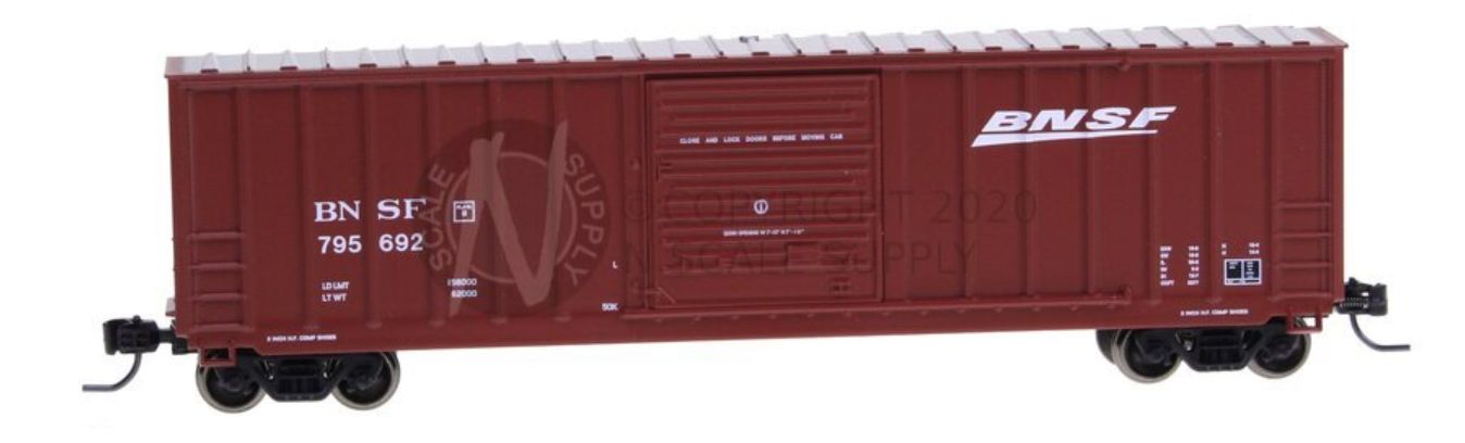 50' Berwick Box Car, BNSF Railway 795695