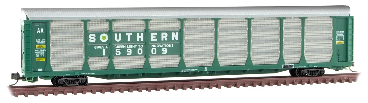 89' Tri-Level Closed Autorack Southern #159009