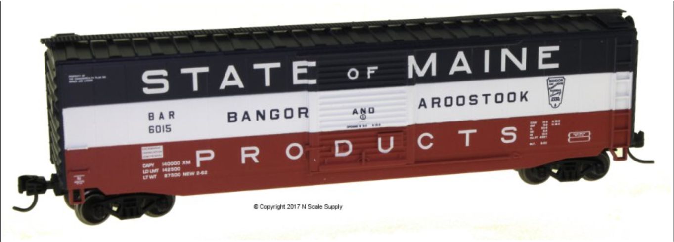 50' PS-1 Box Car Single Door, BAR 6015