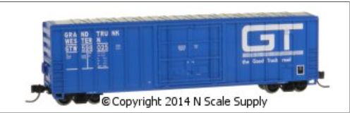 50' FMC Plug Door Box Car, Grand Trunk 598094