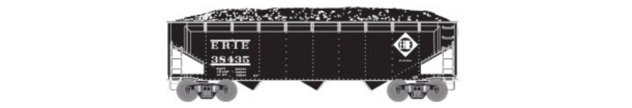 40' 3-Bay Offset Hopper, Erie 38435