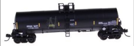 ACF 17,360 Gallon Tank Car PPGX (w/ Stripes) Road #1646