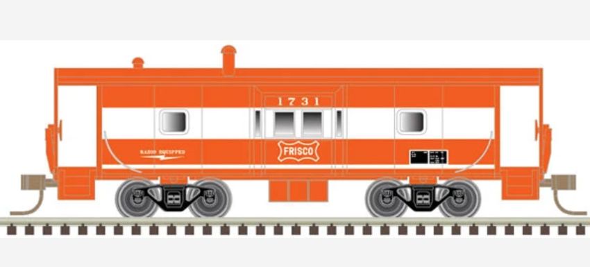 Bay Window Caboose, Frisco 1734