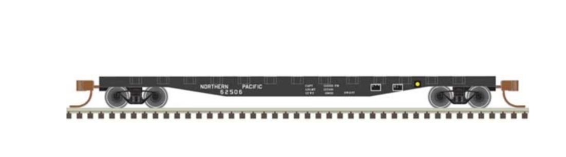 N 50' Flat Car with Stakes, Northern Pacific Road #62506