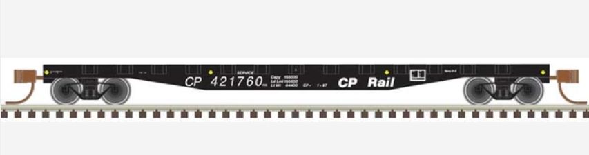 N 50' Flat Car with Stakes, CP Rail Road #421682
