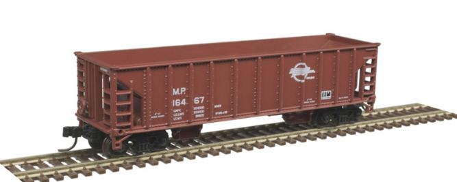 41' Ballast Hopper Single Car, Missouri Pacific 16671
