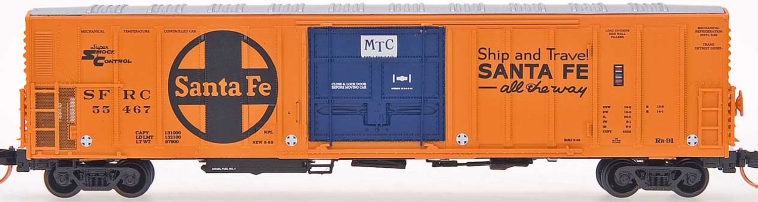 R-70-20 Mechanical Refrigerator Car, Santa Fe, Car #55694