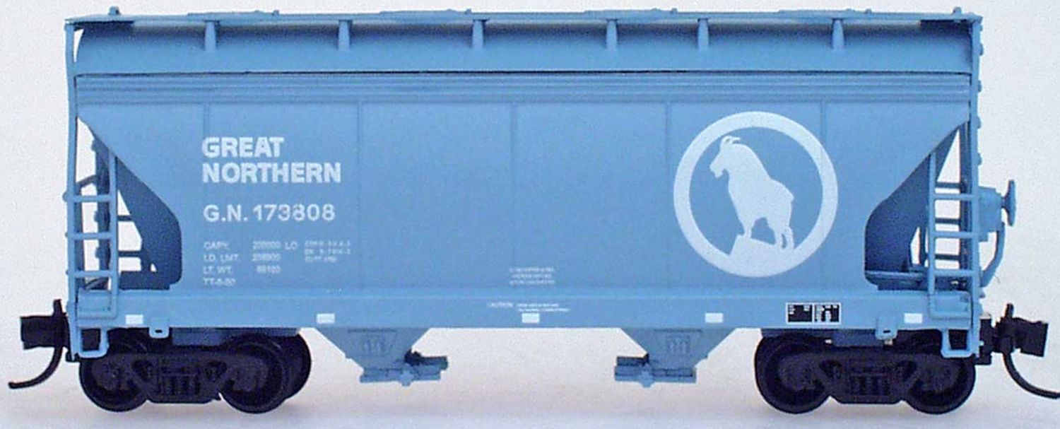 N ACF 2-Bay Hopper, Great Northern, Car #173989