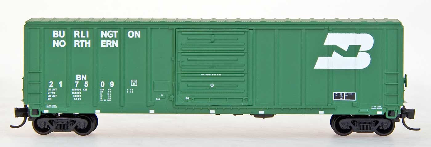 P-S 5277 Cuft SD Exterior Post Boxcar, Burlington Northern, Car #217674