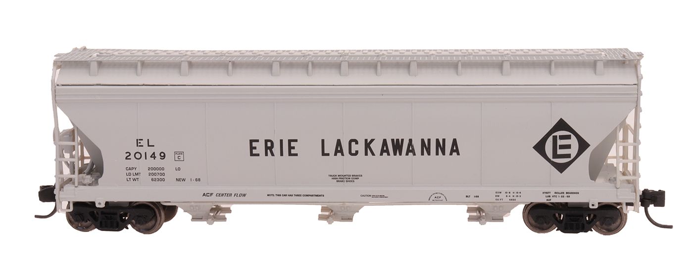 N 4650 3-Bay Hopper, Erie Lackawanna, Car #20136