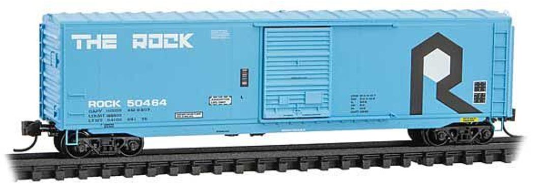 50' Standard Box Car, Single Door, w/o Roofwalk - Rock Island, Road # 50464