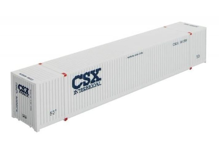 53' Corrugated Container w/ Vertical Ribs on Front End - CSX Rd # CSXU 935576