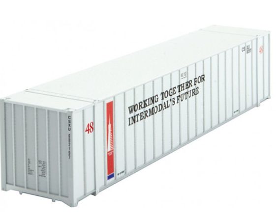 48' Rib Sid Container - CSX/ex-ICSU, Rd # CSXU 682197