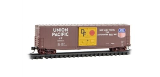 50' Standard Box Car, 10' Single, w/o roofwalk, short ladders - Union Pacific, Rd # UP 507413