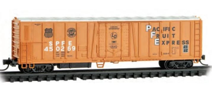 51' Rib Slide Mechanical Reefer w/o Roofwalk - Pacific Fruit Express, Rd # SPFE 450269