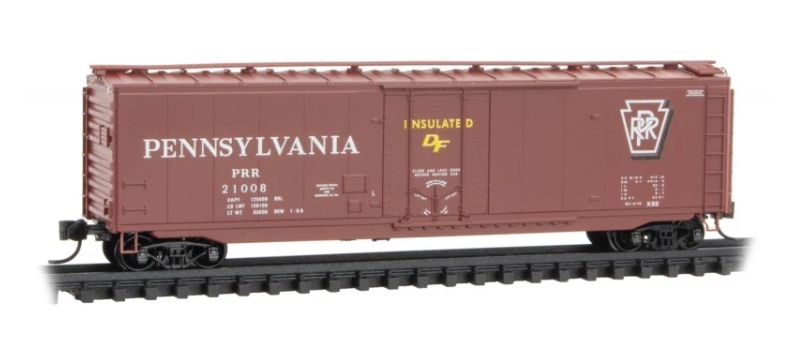 50' Standard Box Car, Plug Door - Pennsylvania, Rd # PRR 21008