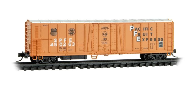 51' Rib Slide Mechanical Reefer w/o Roofwalk - Pacific Fruit Express, Rd # SPFE 450263