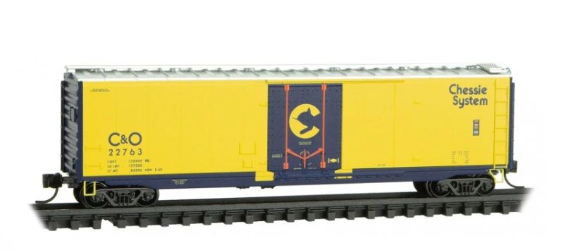 50' Standard Box Car - Chesapeake &amp; Ohio, Rd # C&amp;O 22763