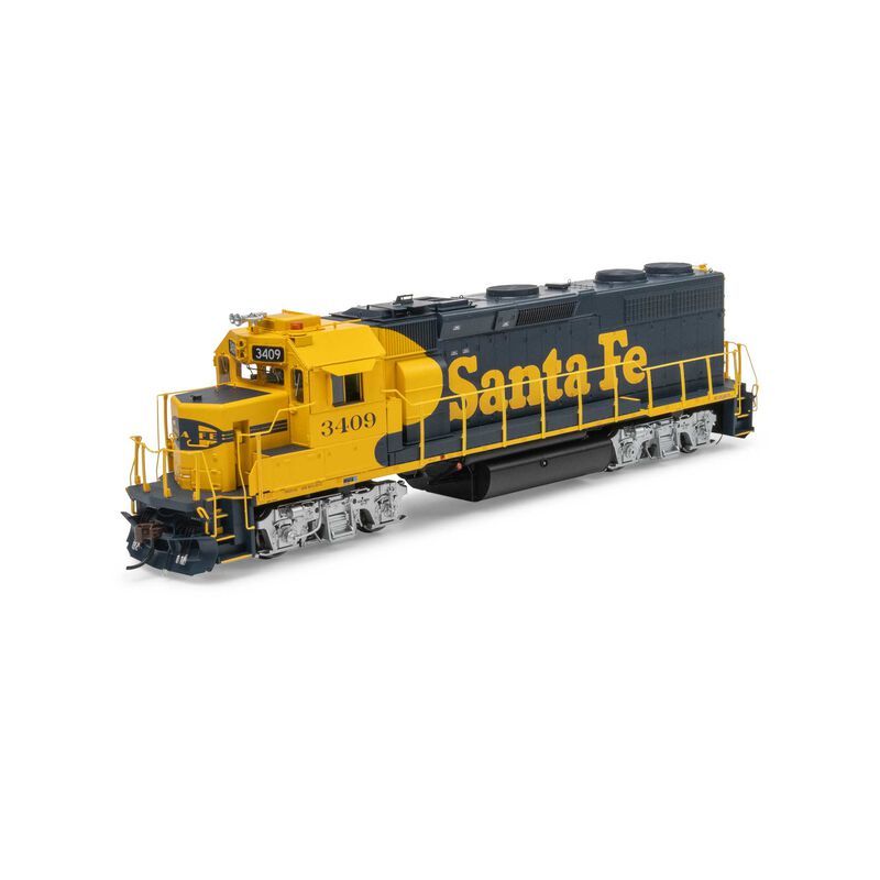 HO Genesis GP39-2u Locomotive with DCC &amp; Sound, ATSF #3409