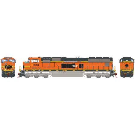 HO Genesis SD75M Locomotive PRLX ex Warbonnet #236 DC