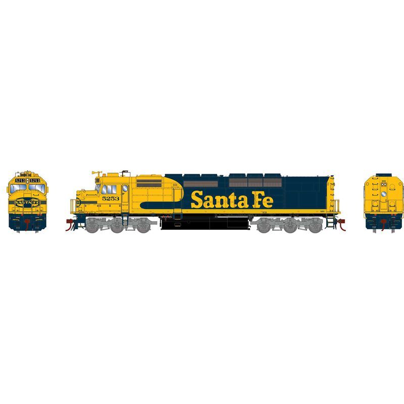 HO Genesis SDP40F Locomotive, ATSF #5253 DC