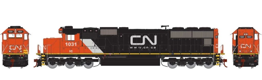 HO Genesis SD70 Locomotive with Sound Canadian National #1016