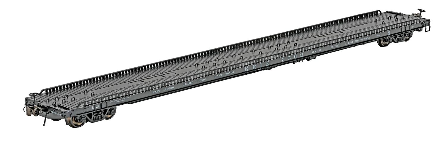 F39 Flatcar 75' - Erie, Road Number: 7562