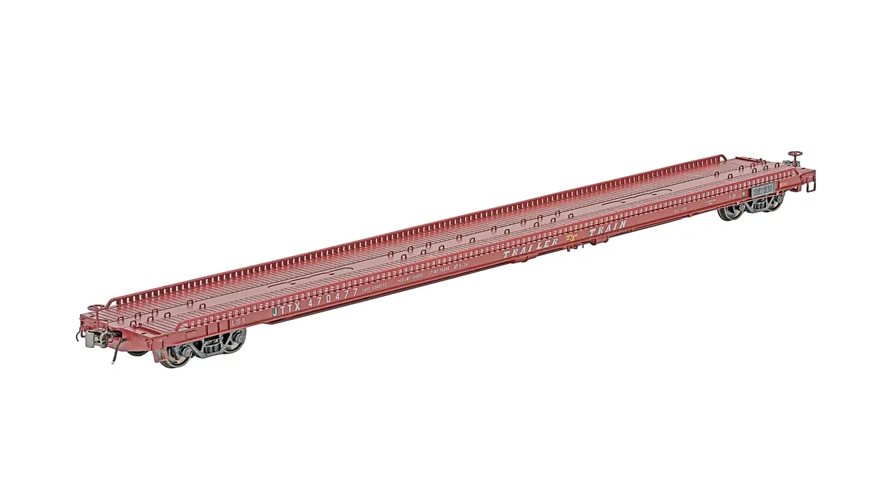 F39 Flatcar 75' - Trailer Train - JTTX, Road Number: 470477