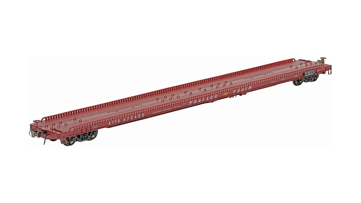 F39 Flatcar 75' - Trailer Train - ATTX, Road Number: 470405