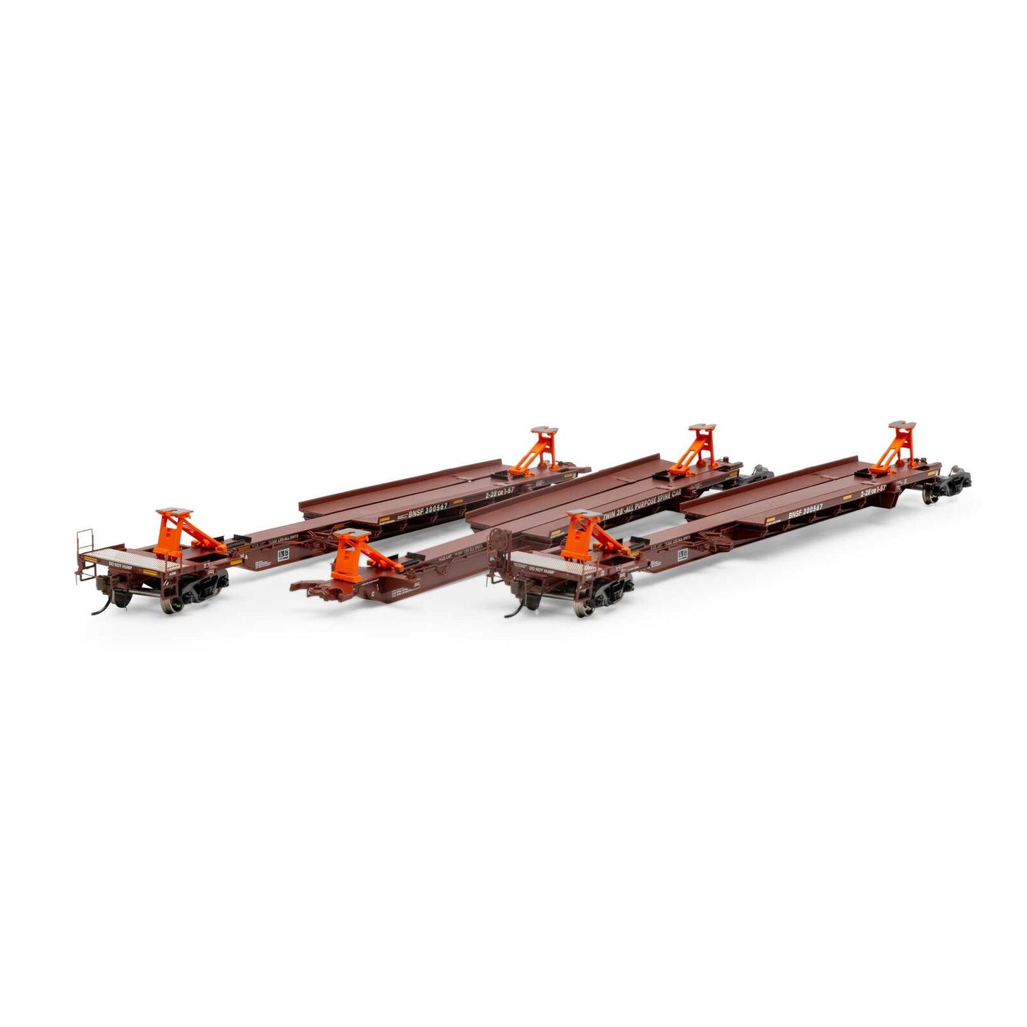 RTR 57' Trinity Spine Car, BNSF #300589 (3)