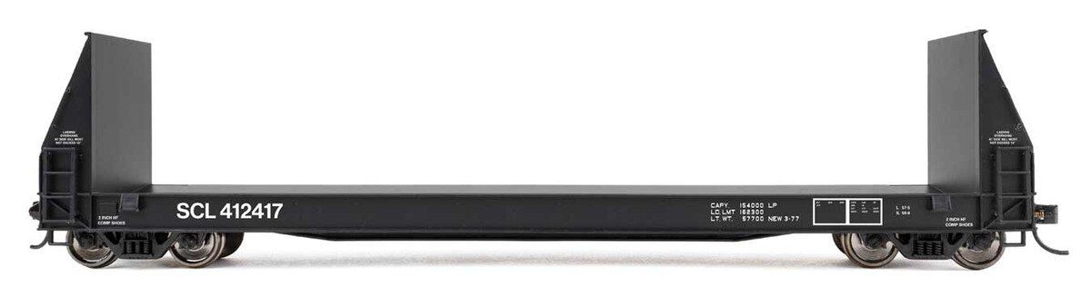 50' Sieco Pulpwood Flatcar Seaboard Coast Line #412417