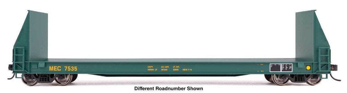 50' Sieco Pulpwood Flatcar Maine Central #7589