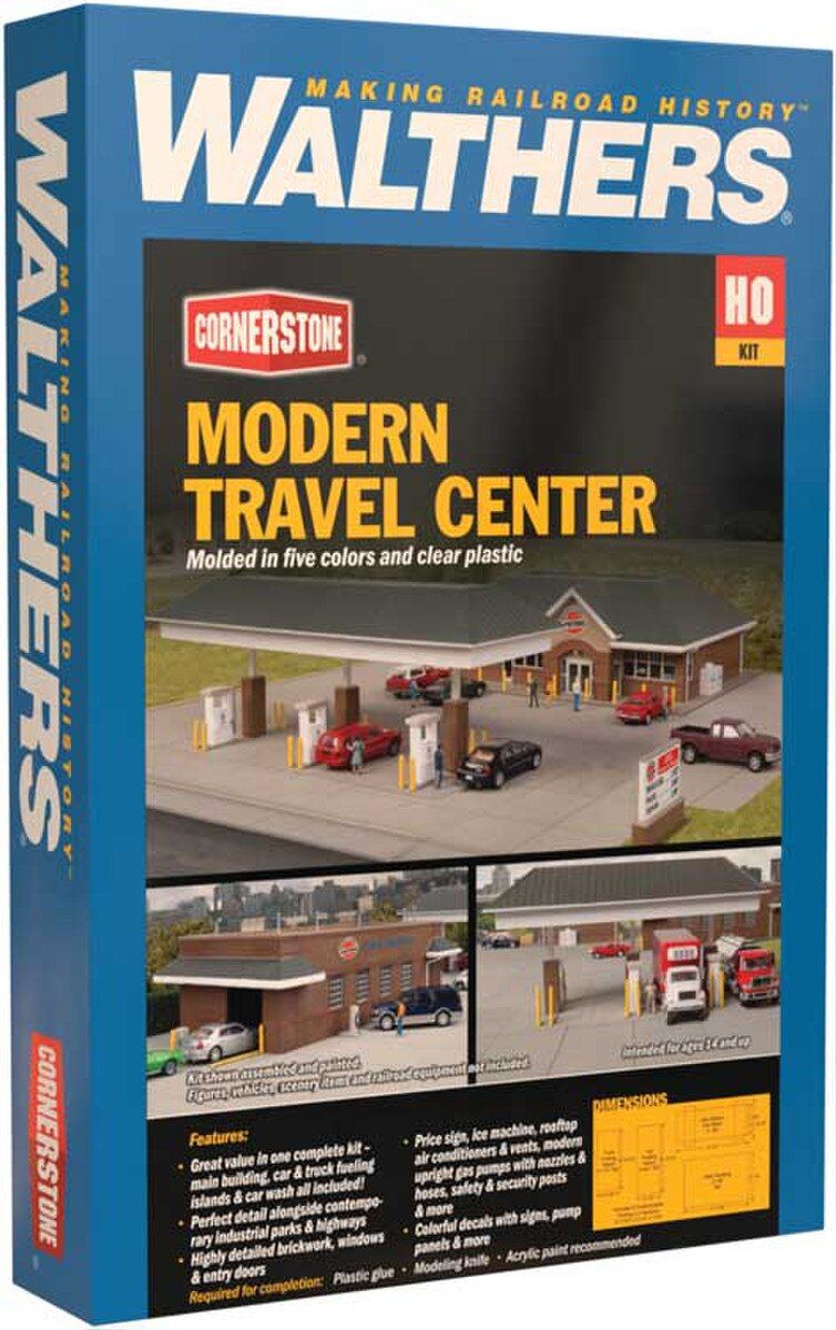 HO Modern Travel Center / Gas Station – Kit