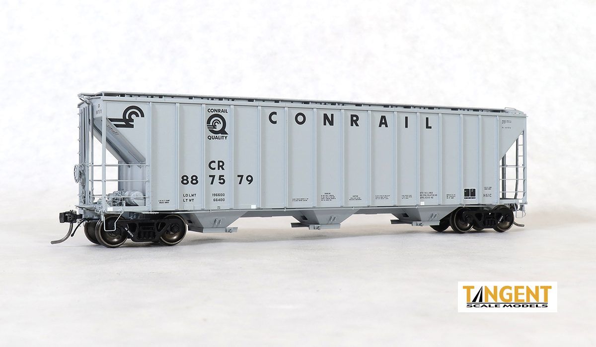 Conrail (CR) #887566 H51C “Quality Gray Repaint 1992” PC Samuel Rea Shops 4600 Covered Hopper