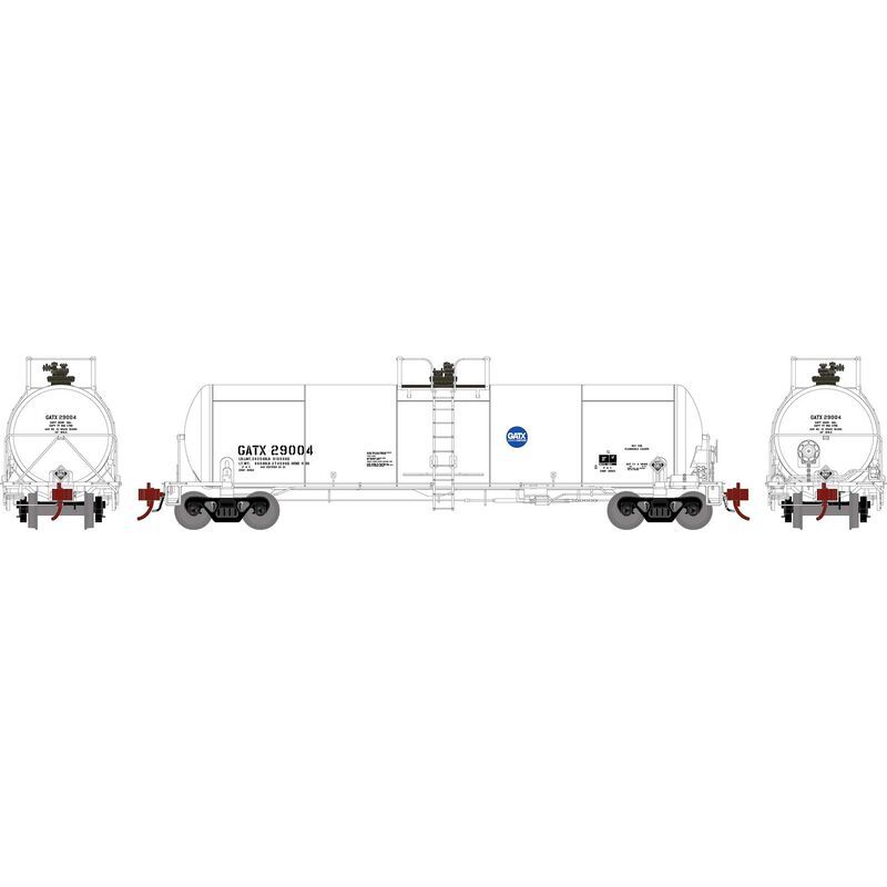 20K Gallon Acid Tank, GATX #29004