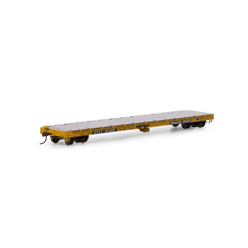 60' Flat Car, OTTX/Black Logo #91305