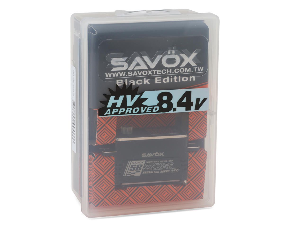 Black Edition Aluminum "High Torque" Low Profile Brushless Servo (High Voltage)