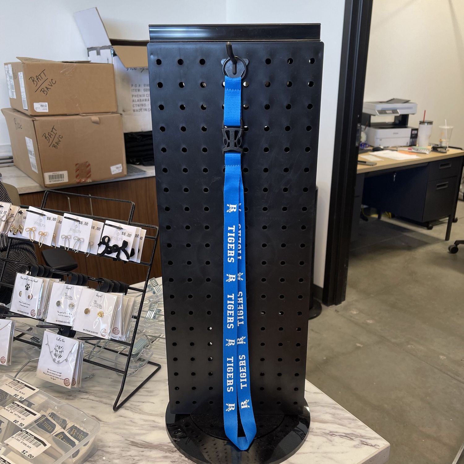 BLUE TIGER LANYARD