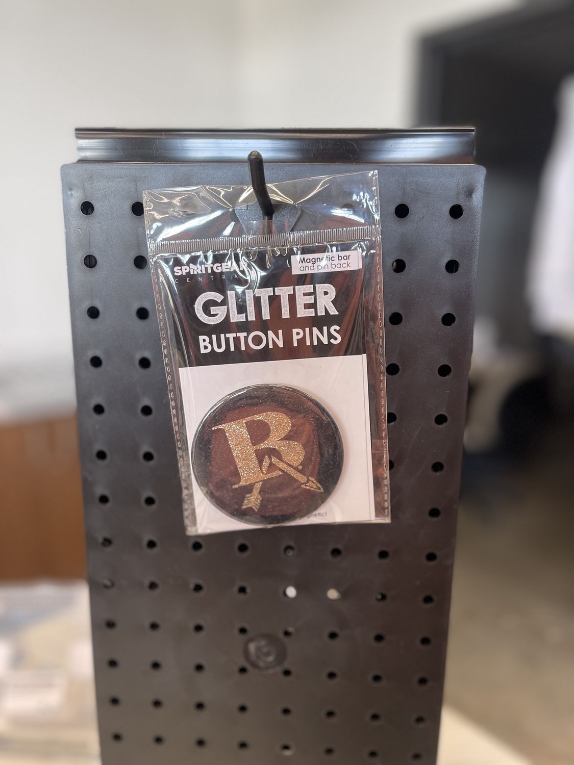 GLITTER BUTTON
