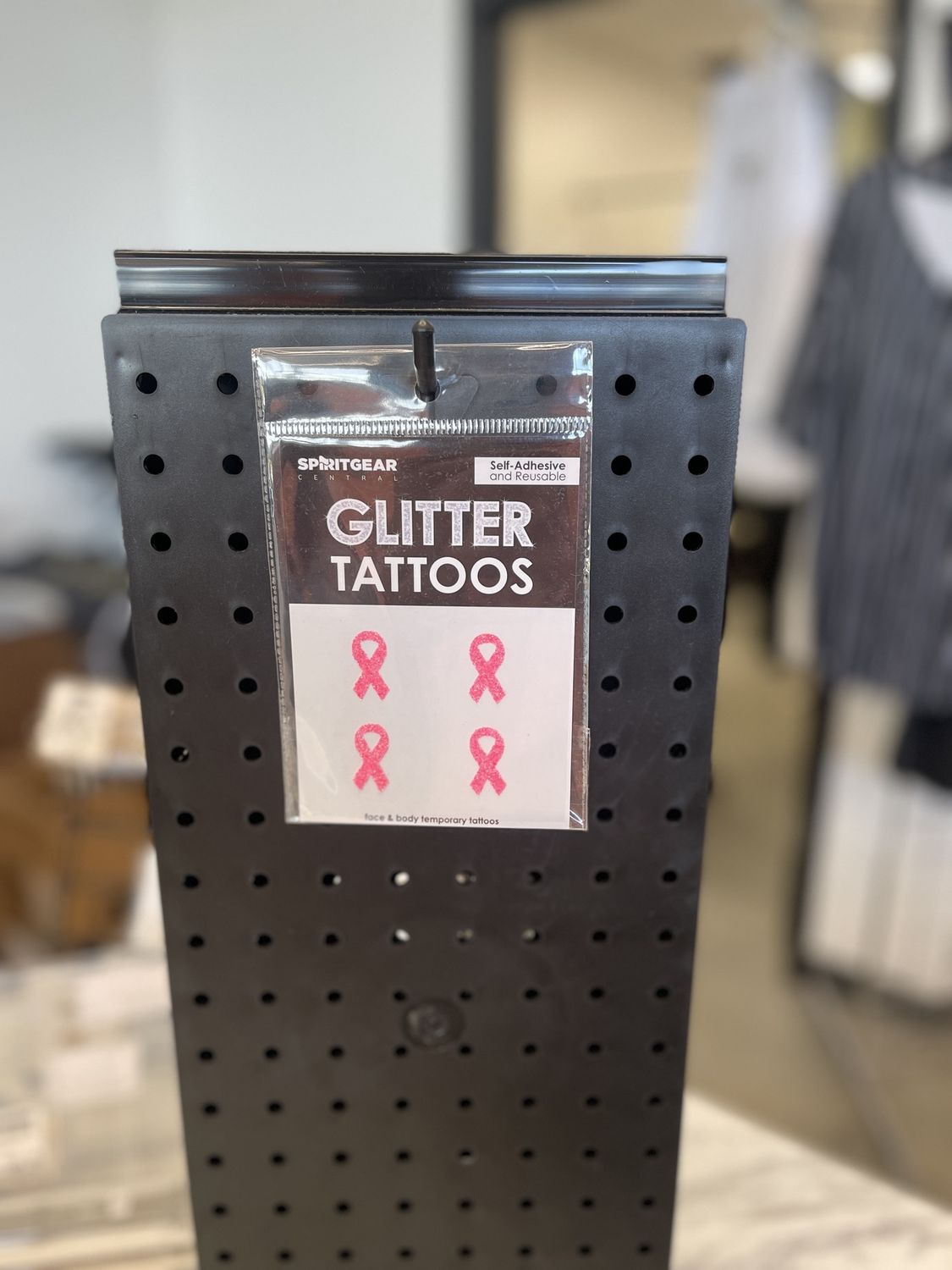 GLITTER FACE TATTOO PINK