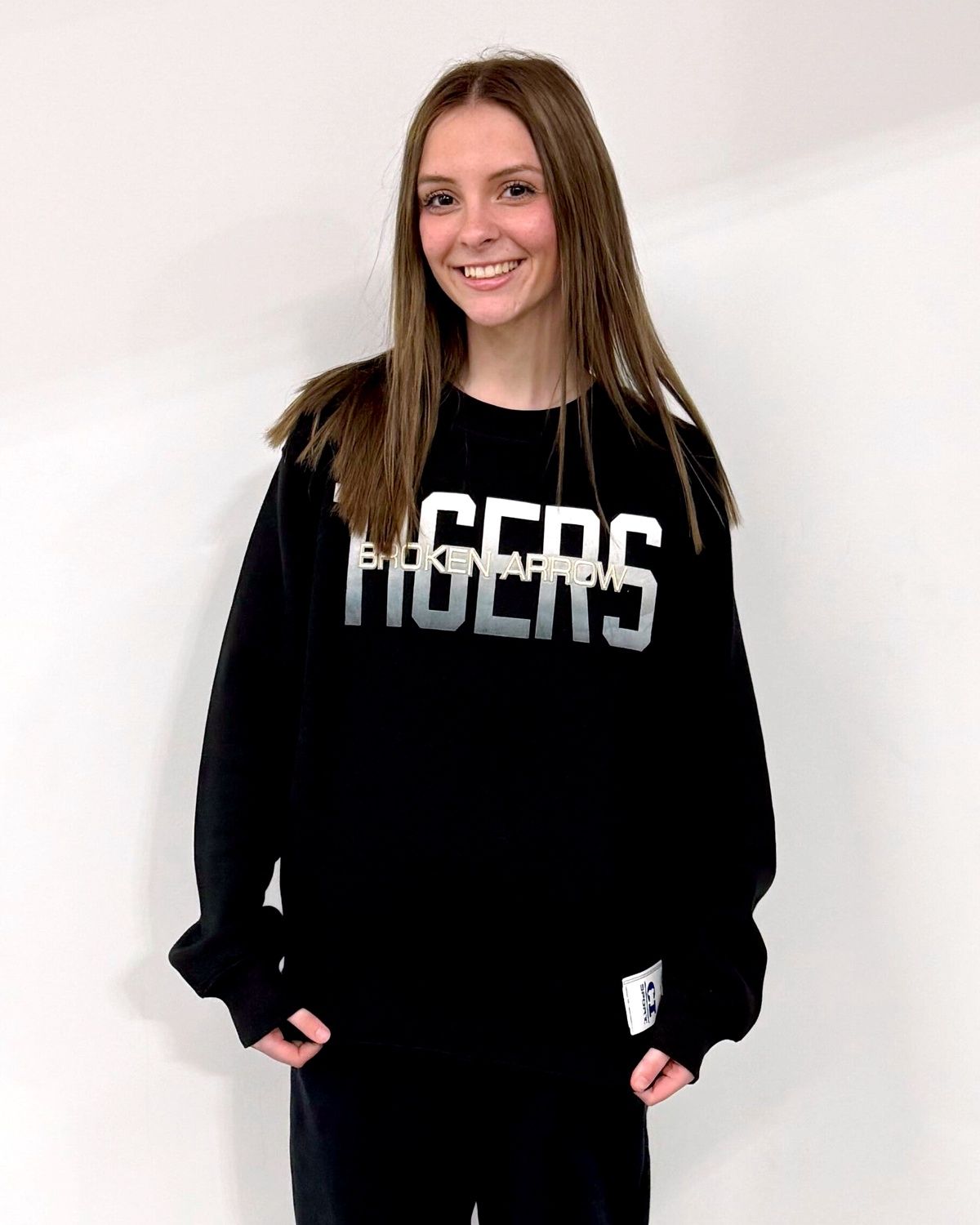TIGERS FADED CREWNECK SWEATSHIRT